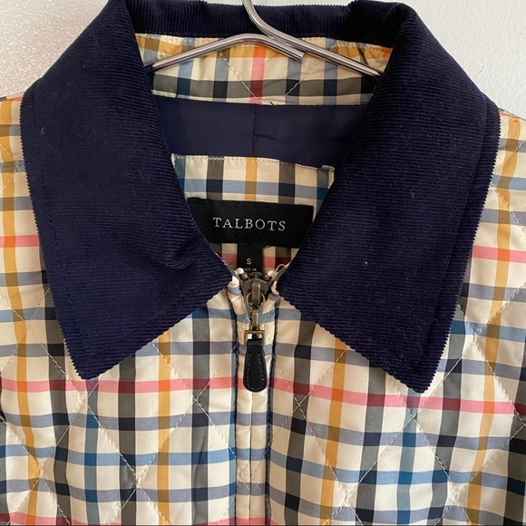 Talbot multi color plaid quilted jacket - Picture 2 of 10